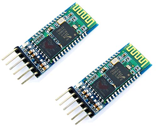 TECNOIOT 2pcs HC-05 Integrated Bluetooth Module Wireless Serial Port Module HC05