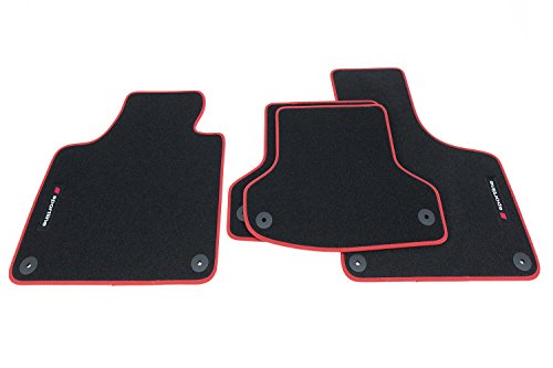 teileplus24 PV101-FBA Alfombras de Goma Sportline Design para Audi A3 8P 8PA 2003-2012