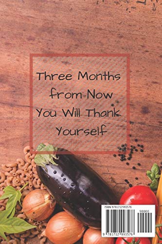 The First Step to a Better Life: 90 Days Diet Planner, Food & Fitnes Journal: Daily Food and Weight Loss Diary