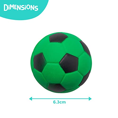 THE TWIDDLERS ﻿﻿15 Bolas de Goma de Juguete (7cm) - Pelota de Juego de Interior al Aire Libre | Pelotas de Deporte Suaves para Niños