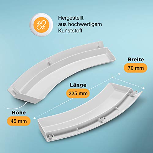 Tirador de puerta de repuesto para secadora Bosch Siemens 00644221 Neff Constructa para Maxx 6 Sensitive Ecologixx 7s Maxx 7 Avantixx 7 Maxx7 Sensitive mango