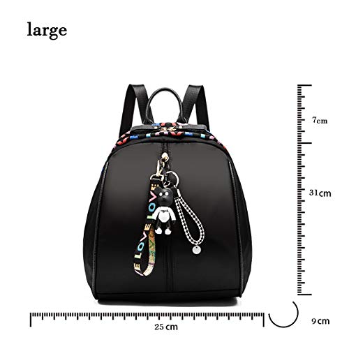 Tisdaini Bolsos Mochila Mujer Nylon Moda Casual Impermeables Viaje Escolares Bolsos Medio