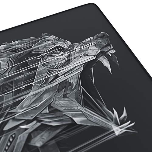 TITANWOLF - XL Alfombrilla para ratón 440 x 350 mm - Speed Gaming Mousepad - Mouse Pad para Ordenador - Base para Mesa Grandes Dimensiones - Diseño: Epsilon