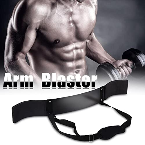 TKSE Arm Blaster para bíceps y Almohadilla de Empuje de Cadera, Equipo de Entrenamiento, Brazo Negro Resistente, Culturismo, aislador de rizos, Barra de musculación, Accesorio de Fitness