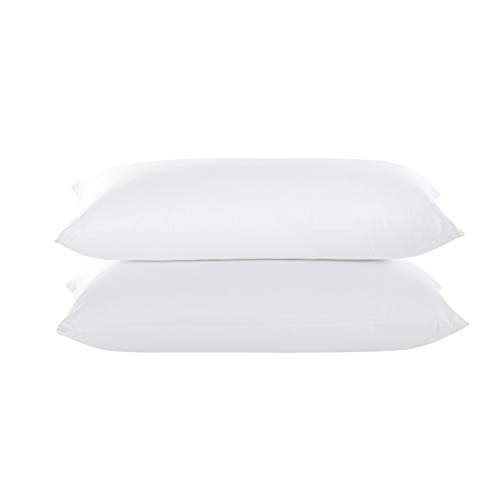 Todocama – Almohada de Fibra con Tratamiento antiácaros y antibacterias. Sensación Tacto Pluma Extra Suave. (Todas Las Medidas Disponibles). (Pack de 2 Unidades - 75 cm)