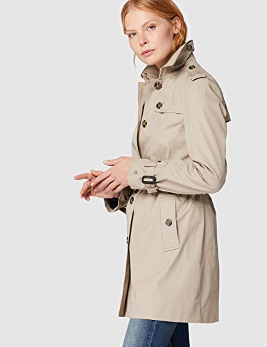 Tommy Hilfiger Heritage Single Breasted Trench Abrigo, Beige (Medium Taupe 055), M para Mujer