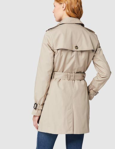 Tommy Hilfiger Heritage Single Breasted Trench Abrigo, Beige (Medium Taupe 055), M para Mujer