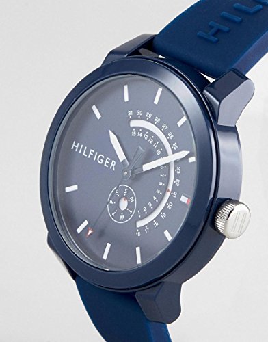 Tommy Hilfiger Reloj Analógico para Hombre de Cuarzo con Correa en Caucho 1791482