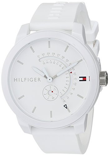 Tommy Hilfiger Reloj Análogo clásico para Hombre de Cuarzo con Correa en Silicona 1791481