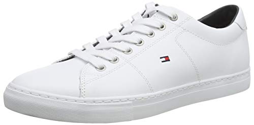 Tommy Hilfiger, Zapatillas Hombre, Blanco (White 100), 42 EU