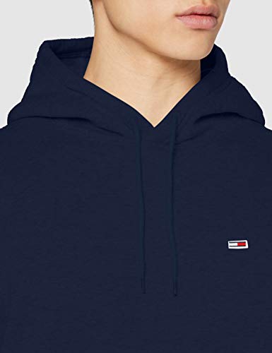 Tommy Jeans TJM Regular Fleece Hoodie Sudadera, Twilight Navy, XL para Hombre