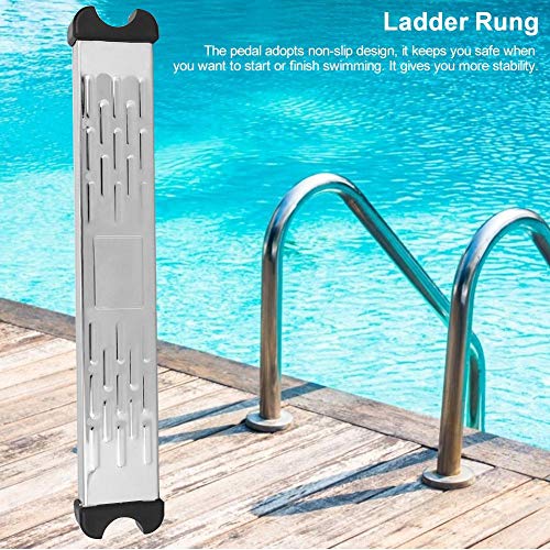 TOPINCN Piscina Escalera Recambio Acero Inoxidable Pasos Peldaño Reemplazo Pedal para Piscina Piscina SPA