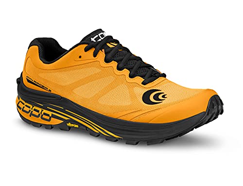 Topo Athletic MTN Racer 2, Zapatillas Hombre, Mango/Negro, 44 EU