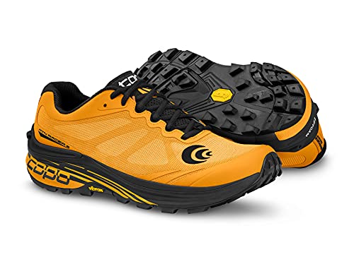 Topo Athletic MTN Racer 2, Zapatillas Hombre, Mango/Negro, 44 EU