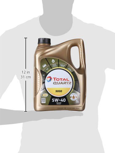 Total 148650 Quartz 9000 5W-40 Aceites de Motor para Coches, 5 litros