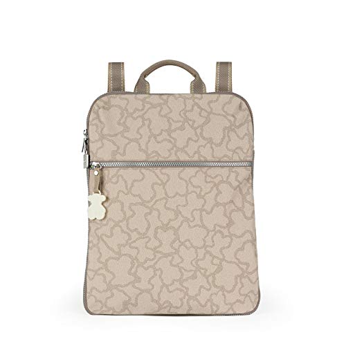 Tous Kn, Bolso Mochila para Mujer, Gris (Piedra 695810040), 32x41x13 cm (W x H x L)