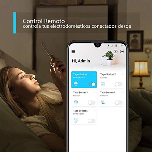 TP-Link Tapo P100 (2-Pack) - Mini Enchufe Inteligente Wi-Fi, óptimo para programar el encendido/apagado y ahorrar energía, no necesita HUB, compatible con Alexa y Google Hom