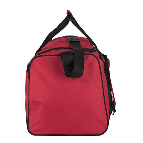 Trail maker Bolsas De Lona Livianas De 55 litros Y 24 Pulgadas para Hombres Y Mujeres para Viajar, El Gimnasio Y como Bolsa/Organizador De Equipo Deportivo Unisex-Adulto|Rojo 1|