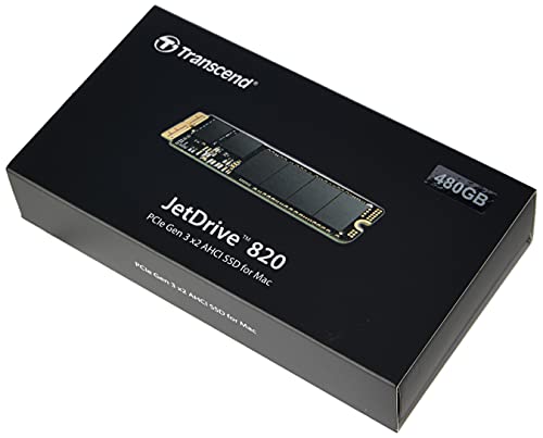 Transcend JetDrive 820 - Kit de disco duro sólido interno SSD 480 GB para Mac