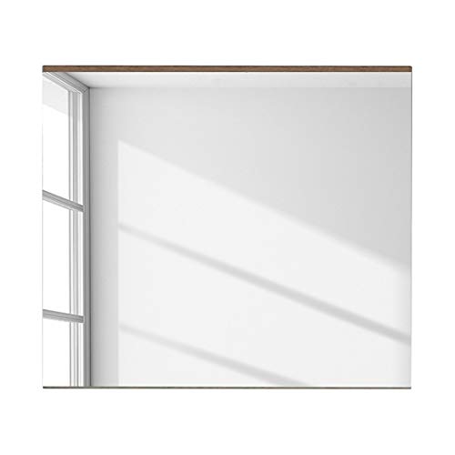 trendteam smart living Espejo de baño para pared Set One, Espejo, 60 x 55 x 2 cm, cuerpo en acabado roble claro San Remo