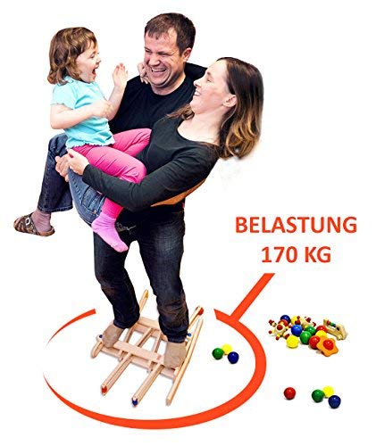 Trihorse Rampa de canicas MAXI hecha de madera para niños | Circuito de bolas ideal para bebes a partir de 1 año | Rampa de bolas con 6 accesorios | Hecha de madera premium muy resistente en la UE