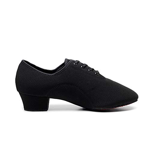 TRIWORIAE-Zapatos de Jazz/Salsa Zapatos de Baile Latino Danza Moderna para Mujer Negro 38 EU