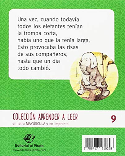 Trompa larga: En letra MAYÚSCULA y de imprenta: libros para niños de 5 y 6 años: 9 (Aprender a leer en letra MAYÚSCULA e imprenta)