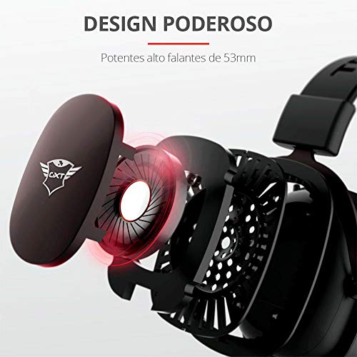 Trust Cascos Gaming GXT 414 Zamak Auriculares Gamer con Micrófono Extraíble y Flexible y Diadema Ajustable, Cable Trenzado de 1 m, para PS4, PS5, PC, Nintendo Switch, Xbox One, Xbox Series X - Negro