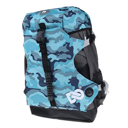 Tubayia Mochila para patines en línea, bolsa de almacenamiento, bolsa de hombro para niños y adultos (camuflaje)