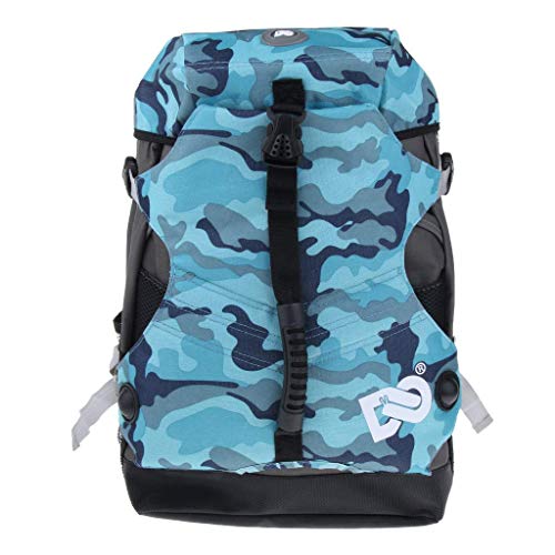 Tubayia Mochila para patines en línea, bolsa de almacenamiento, bolsa de hombro para niños y adultos (camuflaje)