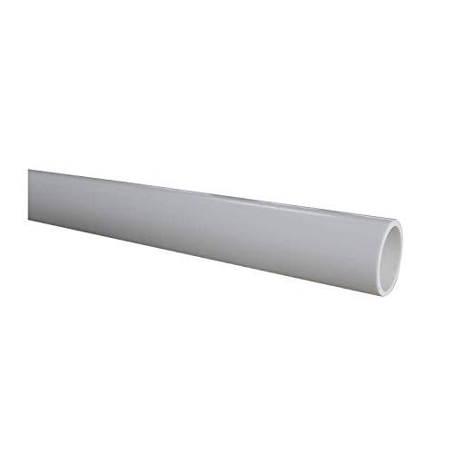 Tuberia pvc presion 20 25 32 40 50 63 75 90 110mm tubo pvc blanco rigido riego hidroponico piscina acuario fontaneria longitud 400mm (1, Diametro Esterno 20mm)