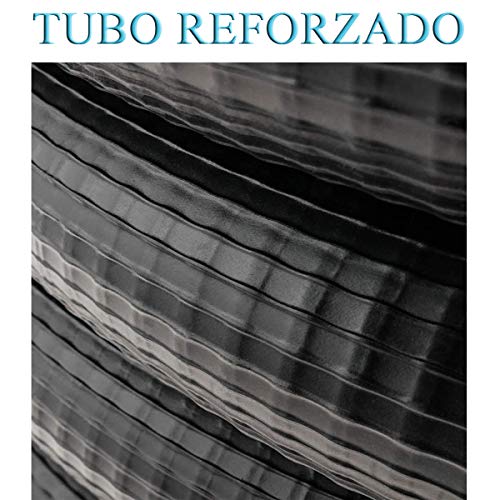 Tubo corrugado 20mm 100m【REFORZADO DE DOBLE CAPA】•【IGNIFUGO】No propagador de llamas • Tubos corrugados flexibles para cables electricidad • 100 metros • PVC de Calidad