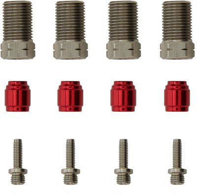 Tuerca roscada de aceituna SS LifeLine SRAM Avid - Plata - 4 Pack, Plata