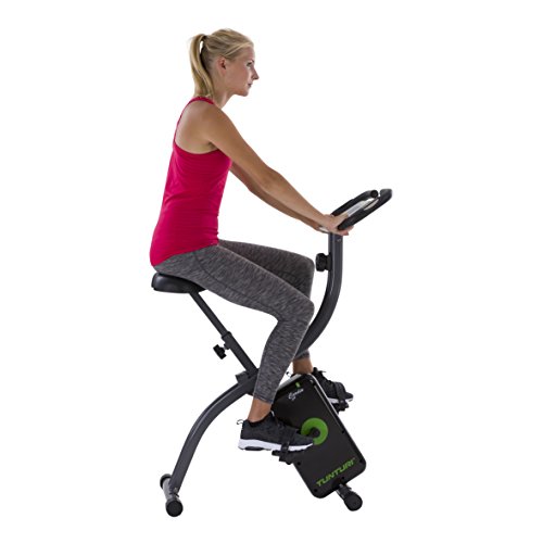 Tunturi Cardio Fit B20 X-Bike Bicicleta estatica / bici estatica / bicicleta fija / plegable, con computadora de Entrenamiento y medidor de pulso