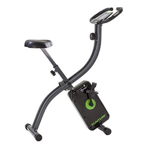 Tunturi Cardio Fit B20 X-Bike Bicicleta estatica / bici estatica / bicicleta fija / plegable, con computadora de Entrenamiento y medidor de pulso