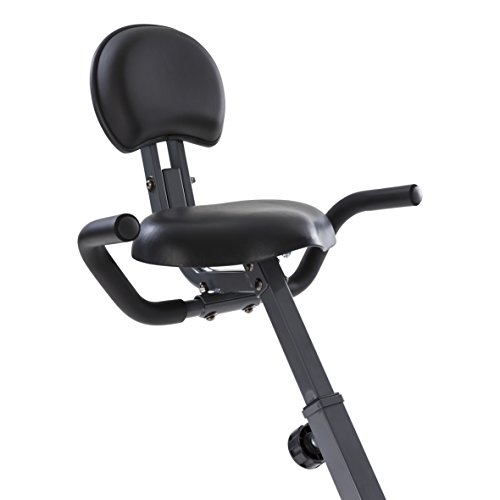 Tunturi Cardio Fit B25 X-Bike Bicicleta estatica/Bici estatica/Bicicleta Fija/Plegable, con computadora de Entrenamiento, medidor de Pulso y Respaldo