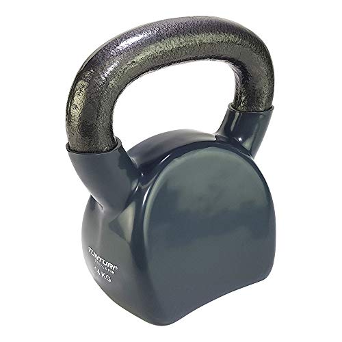 Tunturi Kettlebells Pesa Rusa Vinilo, Unisex Adulto, Grey, 1