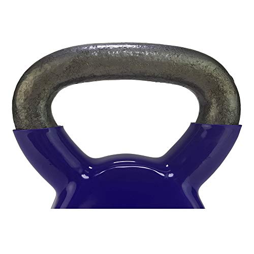 Tunturi Kettlebells Pesa Rusa Vinilo, Unisex Adulto, Purple, 1