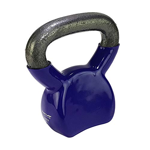 Tunturi Kettlebells Pesa Rusa Vinilo, Unisex Adulto, Purple, 1