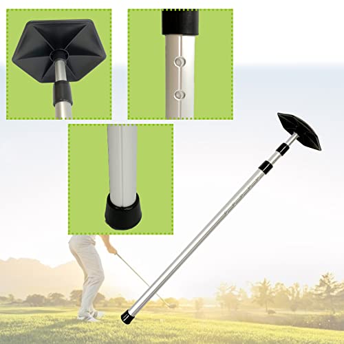 TuoP Barra de Soporte para Bolsa de Golf de Viaje, Aluminio, Cubierta de Golf Ajustable con Sistema de Soporte