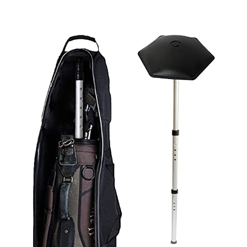 TuoP Barra de Soporte para Bolsa de Golf de Viaje, Aluminio, Cubierta de Golf Ajustable con Sistema de Soporte