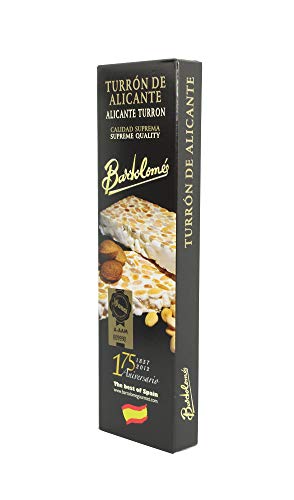 Turrón de Alicante Duro - Calidad Suprema - tableta 70 gramos - Sin Gluten