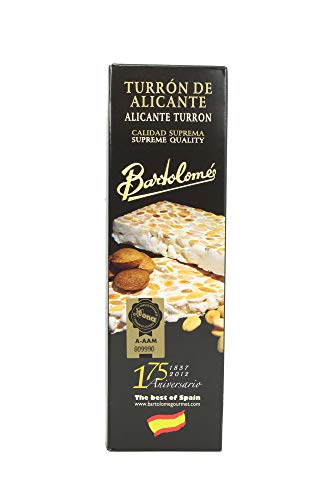 Turrón de Alicante Duro - Calidad Suprema - tableta 70 gramos - Sin Gluten