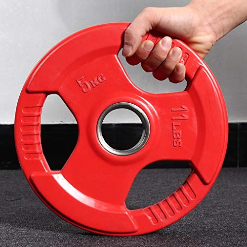 tuzhi Discos de Pesas Las Placas con Barra de 2 Pulgadas Olímpico Grip Placa Micro Peso for Barra Olímpica o la Pesa de Color Barra Inicio Levantamiento de Pesas 1,25 kg * * 2 2-25kg (Size : 10kg*2)