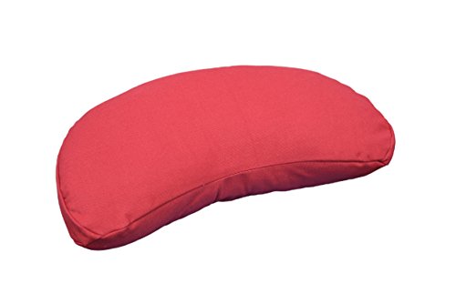 tvamm Lifestyle Media Luna Zafu – Cojín de meditación, color Rojo - rojo, tamaño Standard size