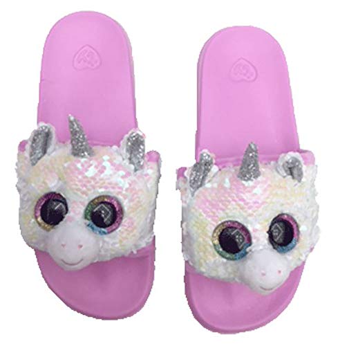 Ty claqué Small Talla 30-Peluche Lentejuelas Diamond la Unicornio, ty95608, Multicolor