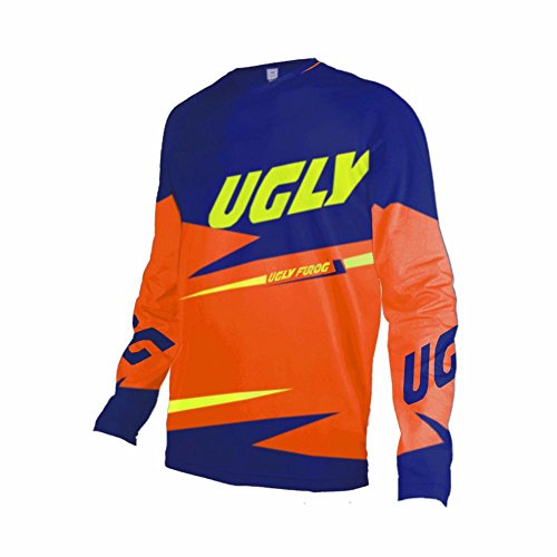 UGLY FROG Manga Larga Downhill Jersey De Descenso Bicicleta De Primavera&otoño MontañalMaillots Deportes y Aire Libre