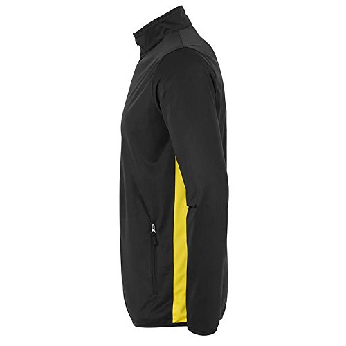 uhlsport Essential Classic Chándal, Hombre, Negro/Amarillo Lima, 164