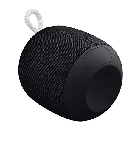 Ultimate Ears Wonderboom Altavoz Portátil Inalámbrico Bluetooth, Sonido Envolvente de 360°, Impermeable, Conexión de 2 Altavoces para Sonido Potente, Batería de 10 h, color Negro