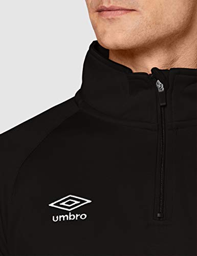 UMBRO Glory Sudadera, Hombre, Negro, M